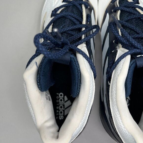 Adidas Freak‎ Carbon Football Cleats Men's Size 13 White Blue Mid Athletic Shoes - Picture 11 of 16